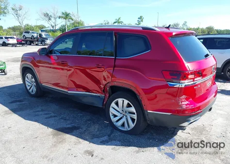 2021 Volkswagen Atlas 3.6L V6 Sel z USA, uszkodzony, nr VIN 1V2ER2CA7MC530819